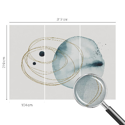Självhäftande fototapet Abstrakt koppling