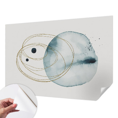 Självhäftande fototapet Abstrakt koppling