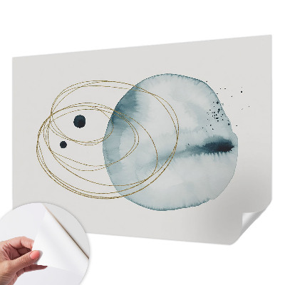 Självhäftande fototapet Abstrakt koppling