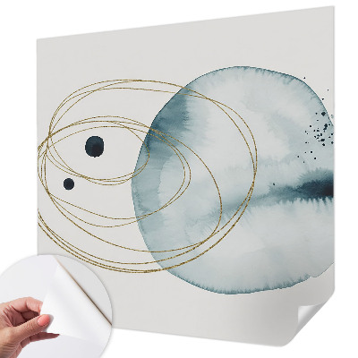 Självhäftande fototapet Abstrakt koppling