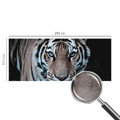 Fototapet för barn med ett tigerporträtt