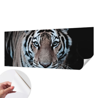 Fototapet för barn med ett tigerporträtt