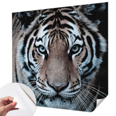 Fototapet för barn med ett tigerporträtt