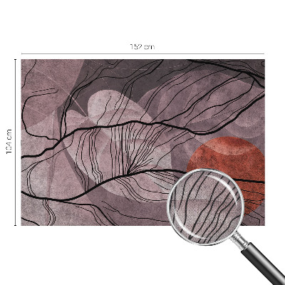 3D fototapet med en energisk abstrakt design