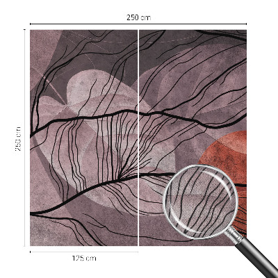 3D fototapet med en energisk abstrakt design