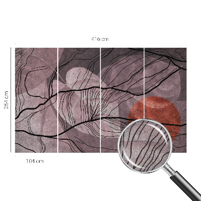 3D fototapet Energisk abstraktion