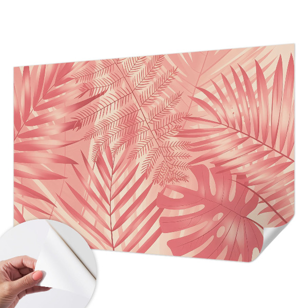 Peel and stick fototapet Tropiska löv