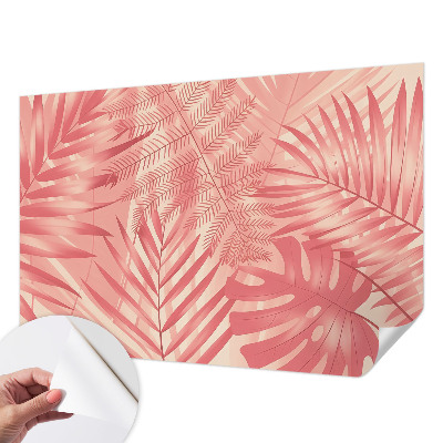 Peel and stick fototapet Tropiska löv