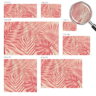 Peel and stick fototapet Tropiska löv