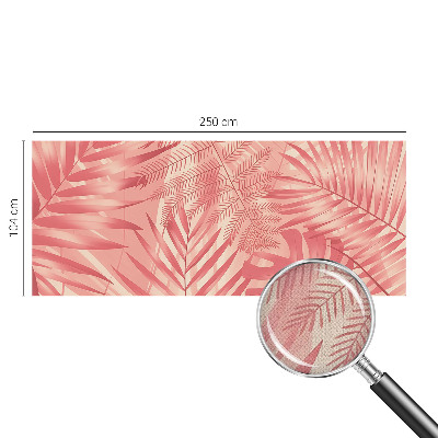 Peel and stick fototapet med ett mönster av tropiska löv