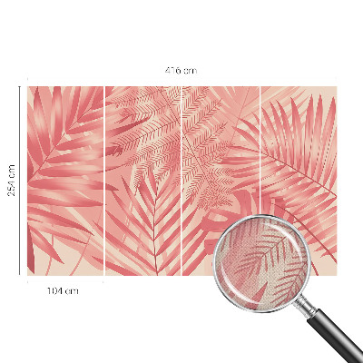 Peel and stick fototapet Tropiska löv