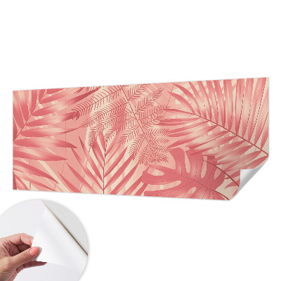 Peel and stick fototapet Tropiska löv