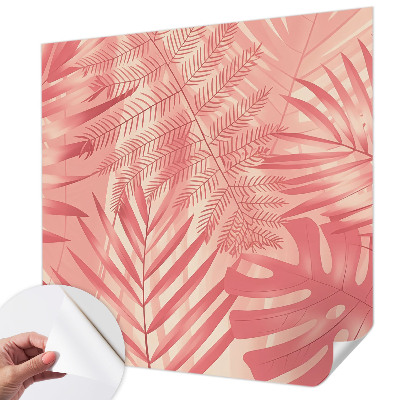 Peel and stick fototapet Tropiska löv
