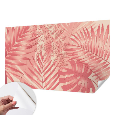 Peel and stick fototapet Tropiska löv
