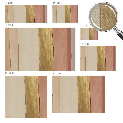 Fototapet barn Vågiga ränder