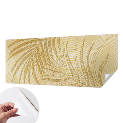 Fototapet barn med tropiskt mönster som ger en elegant känsla