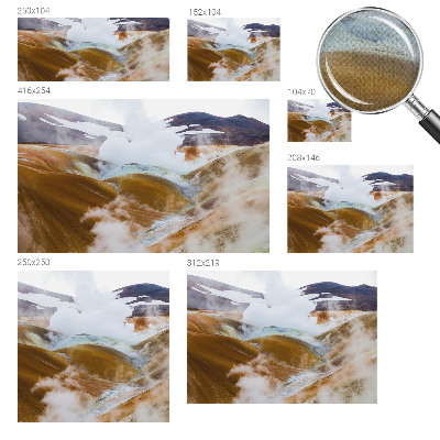 Självhäftande fotovägg Vulkaniska kullar