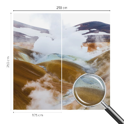 Självhäftande fotovägg Vulkaniska kullar