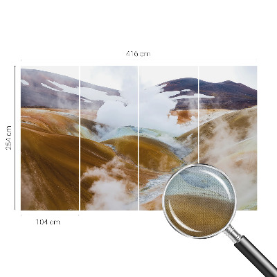 Självhäftande fotovägg Vulkaniska kullar