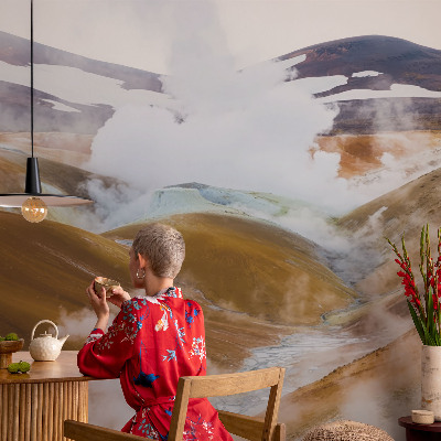 Självhäftande fotovägg Vulkaniska kullar