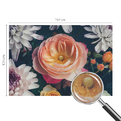 Fototapet barnrum Blommig harmoni