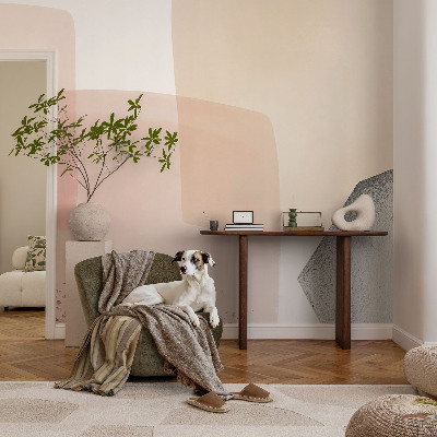 Fototapet barn med ömtåliga figurer i barnvänlig design