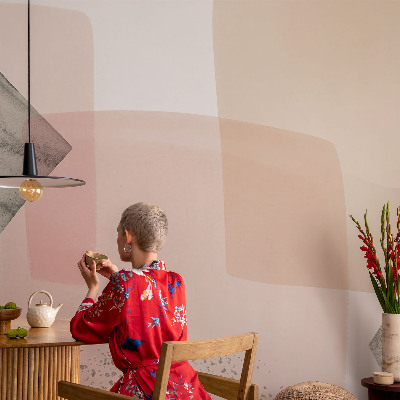 Fototapet barn med ömtåliga figurer i barnvänlig design