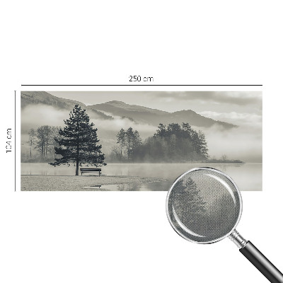 3D fototapet med ett romantiskt landskap