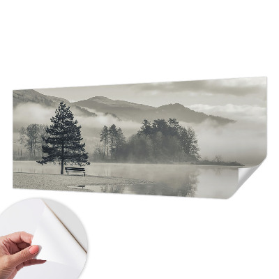 3D fototapet med ett romantiskt landskap