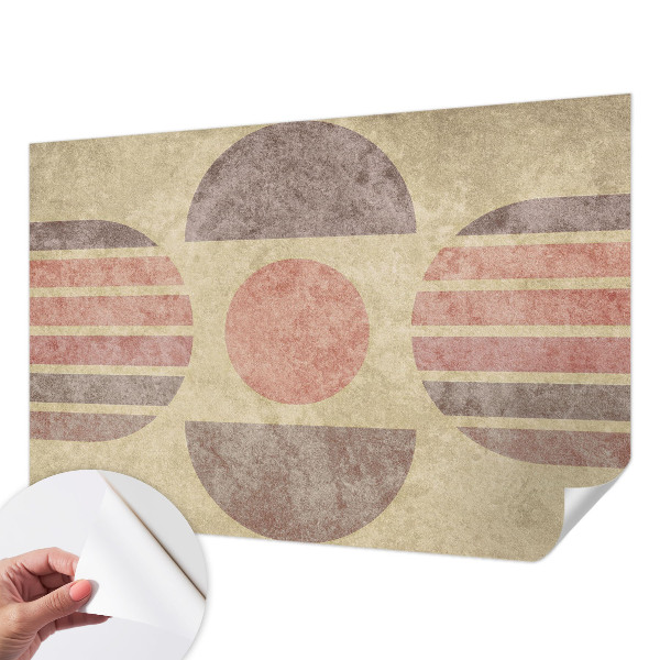 Självhäftande fototapet Geometriska former