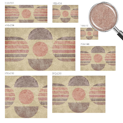 Självhäftande fototapet Geometriska former