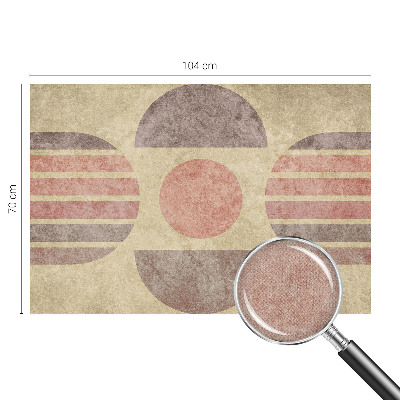 Självhäftande fototapet Geometriska former