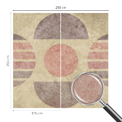 Självhäftande fototapet Geometriska former