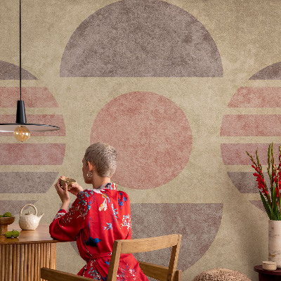 Självhäftande fototapet Geometriska former