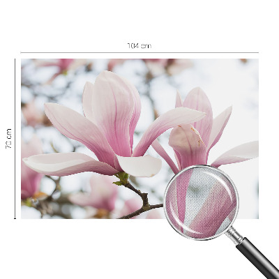 Fototapet för barn med motiv av magnoliablommor