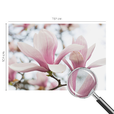 Fototapet för barn med motiv av magnoliablommor