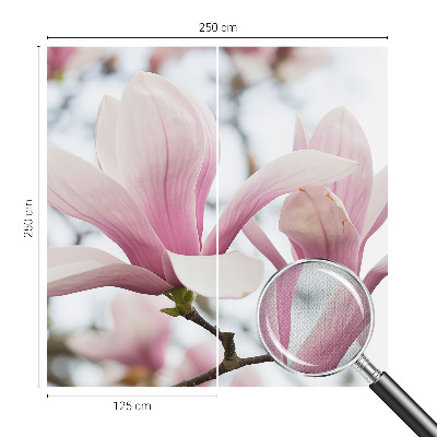 Fototapet för barn med motiv av magnoliablommor