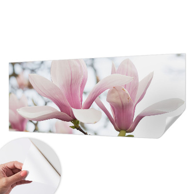 Fototapet för barn med motiv av magnoliablommor