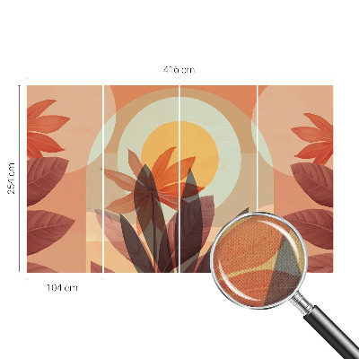 Peel and stick fototapet Blommig abstraktion