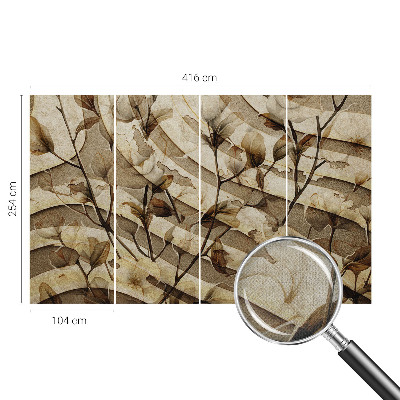 Fototapet barnrum Klassisk flora