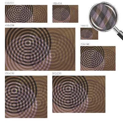 Fototapet barn Hypnotiserande cirklar