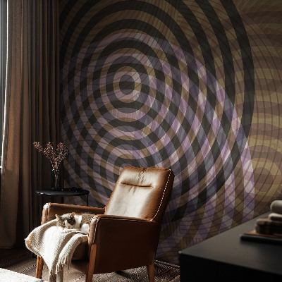Fototapet barn Hypnotiserande cirklar