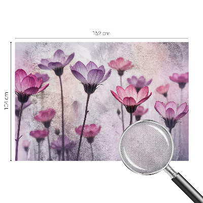 Fototapet för barn Pastellblommor