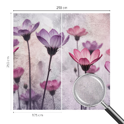 Fototapet för barn Pastellblommor