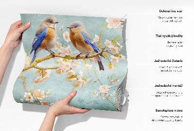 Fototapet för barn Pastellblommor