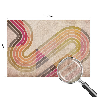 Självhäftande fotovägg Geometriska linjer