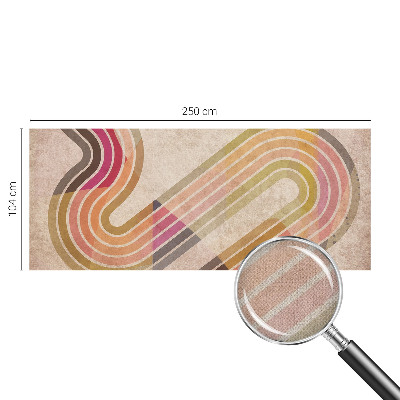 Självhäftande fotovägg Geometriska linjer