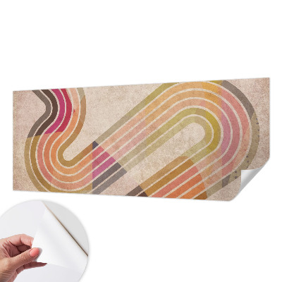 Självhäftande fotovägg Geometriska linjer