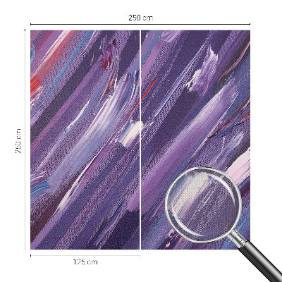 3D fototapet Färgglada penseldrag