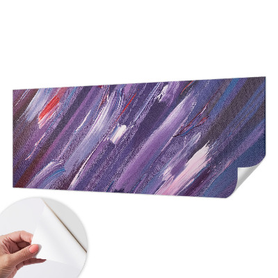 3D fototapet med färgglada penseldrag